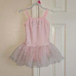 Pink Twinkle Stars toddler ballerina dance costume